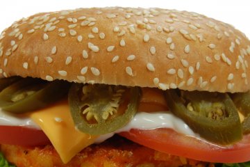 Chili Crispy Cheese Burger